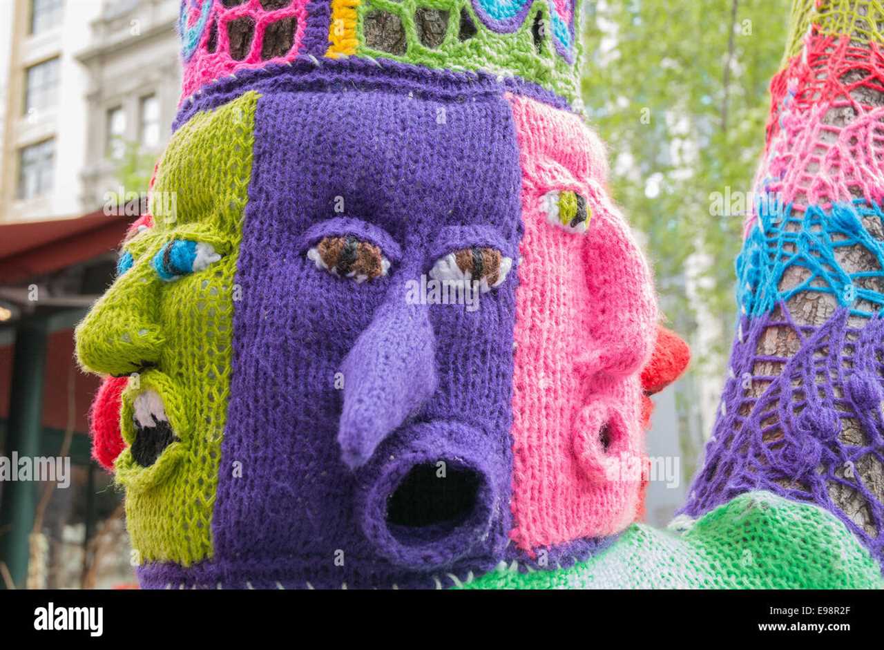 Famous Knitted Wool Street Artists