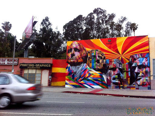 KOBRA’s Vibrant Tribute: Mount Rushmore in the Streets of LA