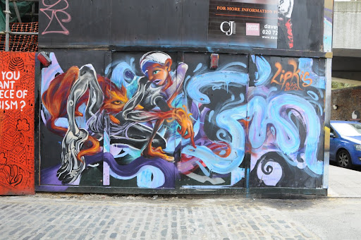Unveiling the Artistry: Mural by Lipkis in East London