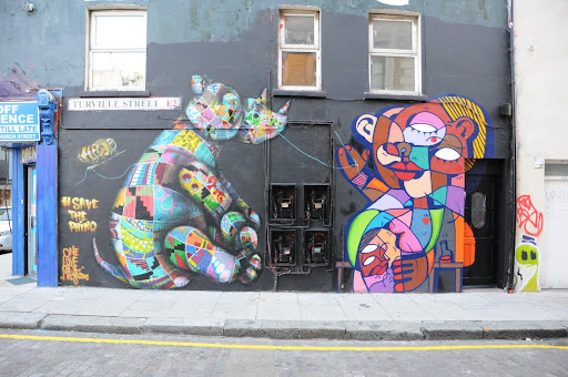 Masai and Hunto’s Collaborative Mural in London