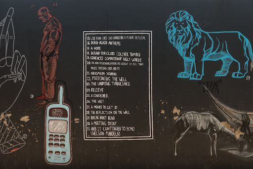 “Now and Then”: Collaborative Street Art Symphony in Johannesburg