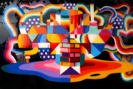 Remed and Okuda: A Dynamic Artistic Fusion in the Heart of London