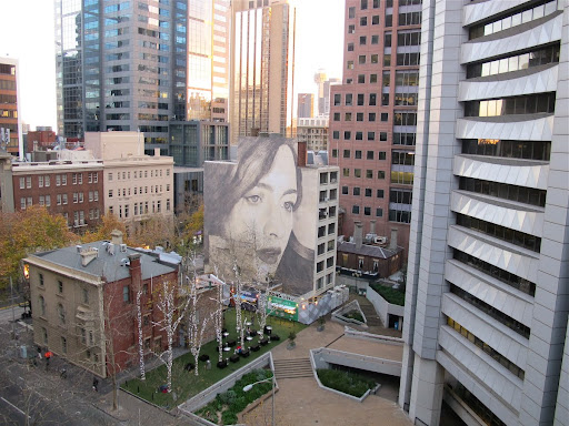 Rone’s Captivating Mural at 80 Collins Street, Melbourne
